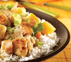 Poulet sauté à l'huile de coco bio